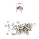 5mm Round Head Punk Spike Studs with 4 Nail Prong - (Pack of 100)